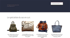 Desktop Screenshot of lesacencuir.com
